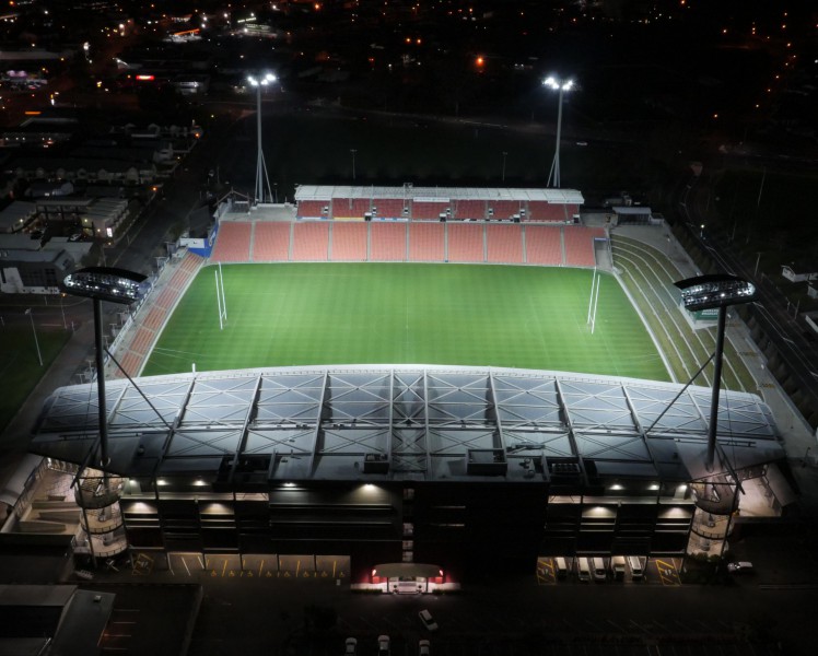 Aerial Exterior Venue July 2015 FMG Stadium Waikato 1